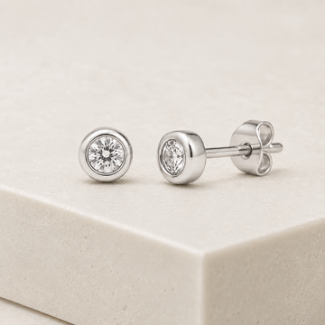 Stud Earrings (Pair) in Silver