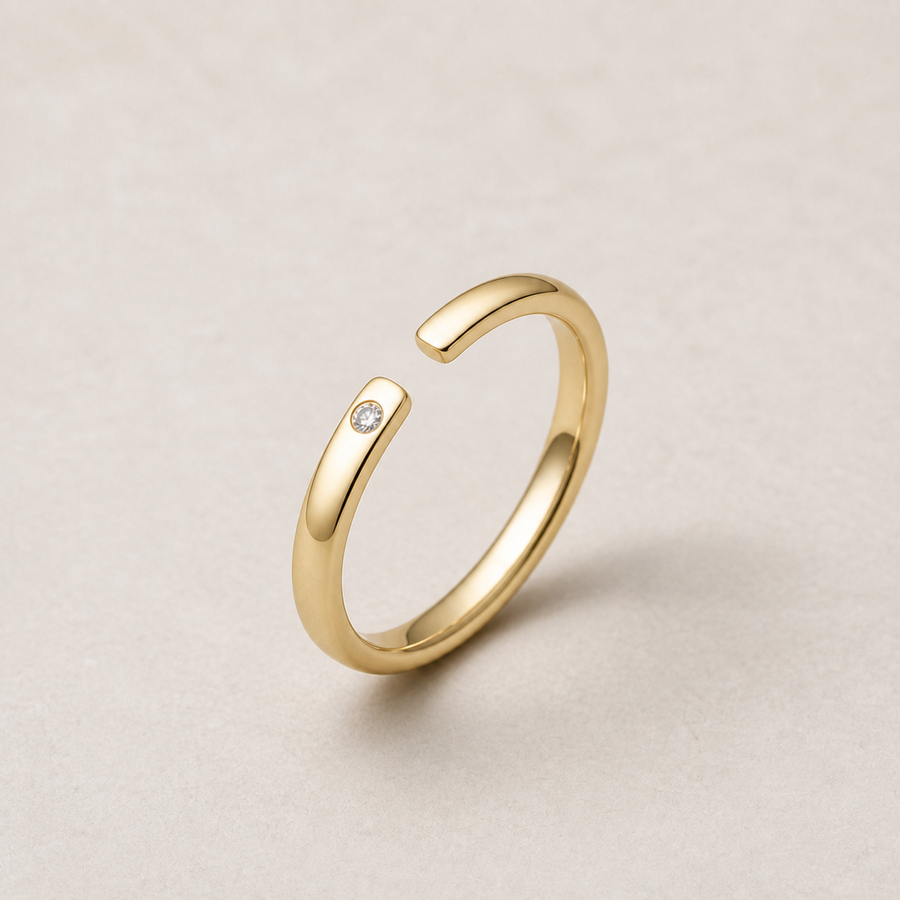 Open Ring in Gold