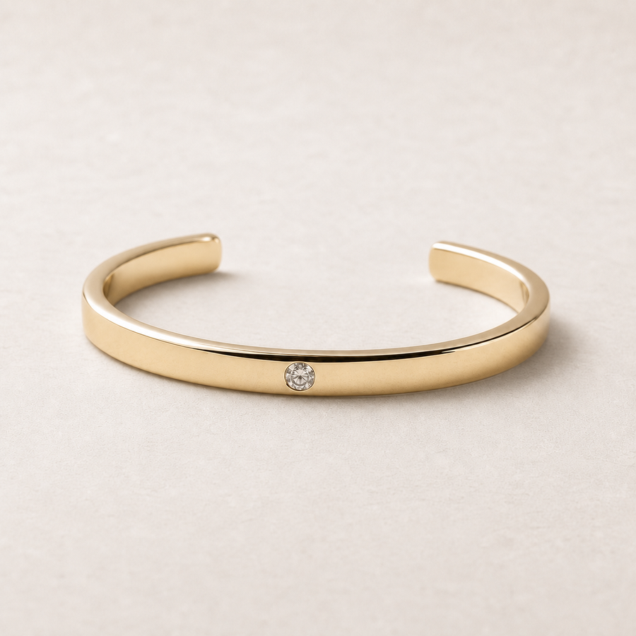 Clean Cuff in Gold